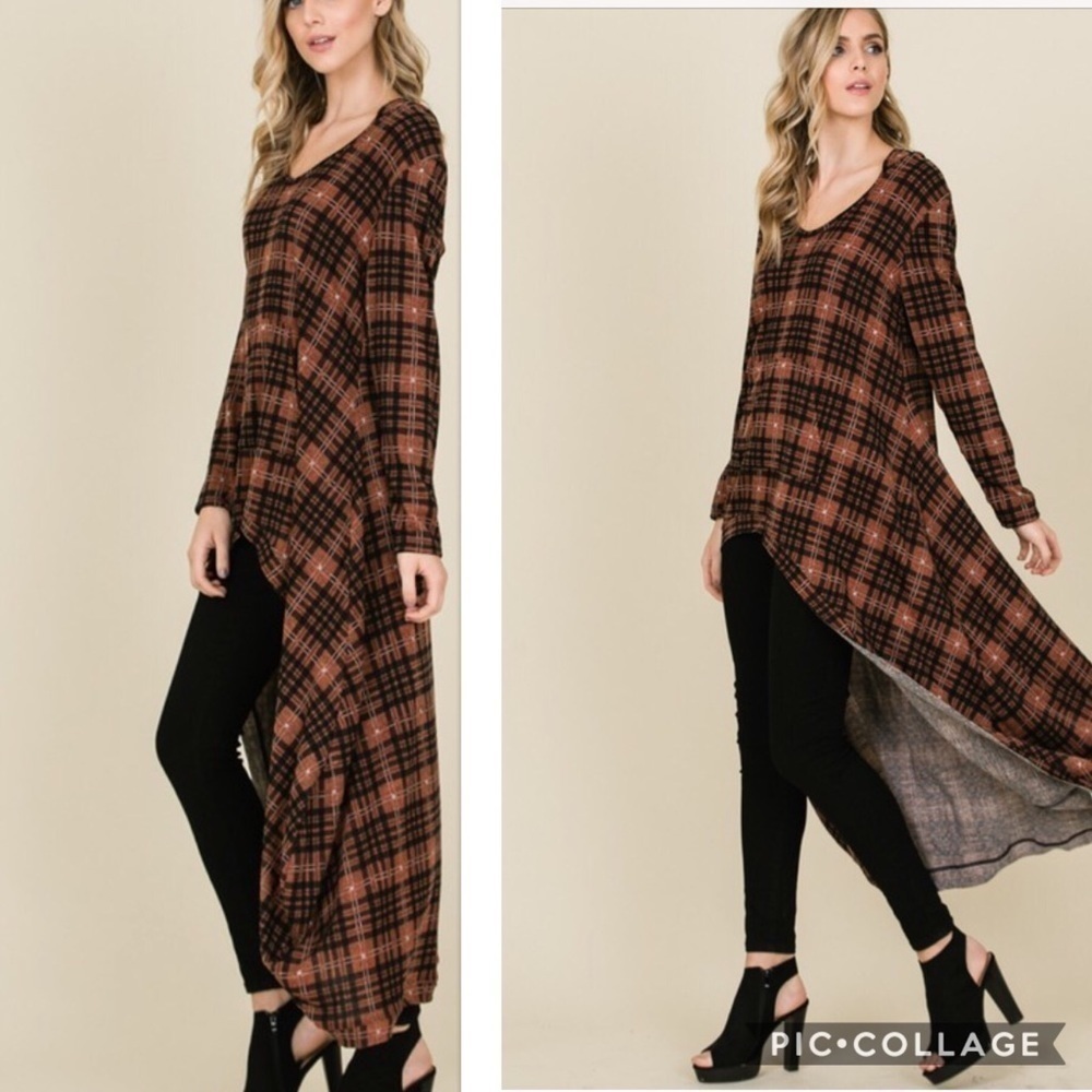 SALE!  Rust & Black High Low Top
